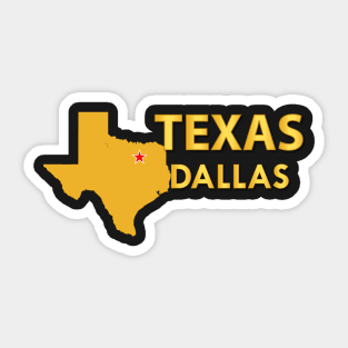 Texas - Dallas Sticker